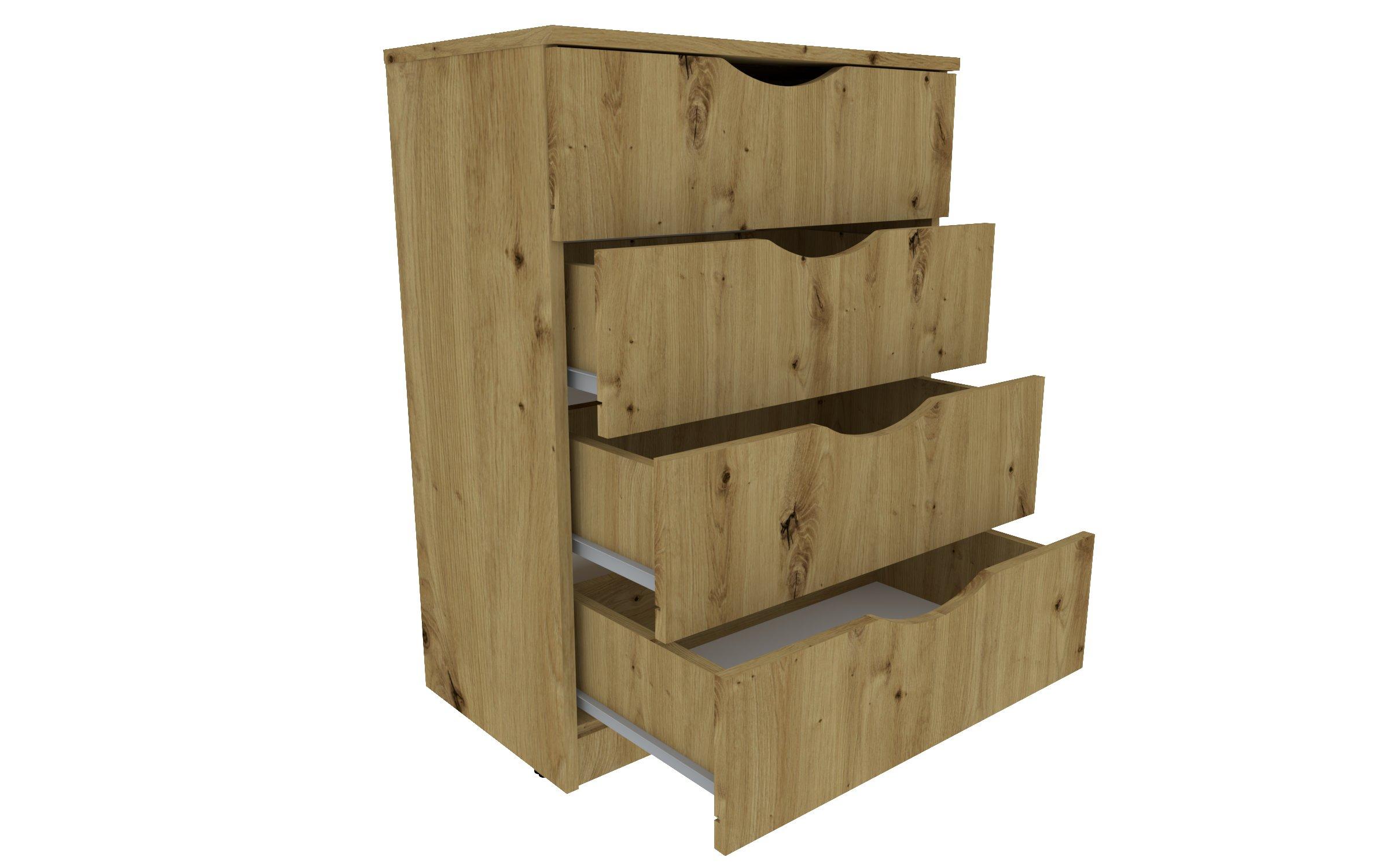 Comoda Sevi, stejar artisan  3